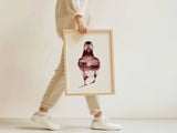Papageientaucher in Aquarell - Kunstdruck