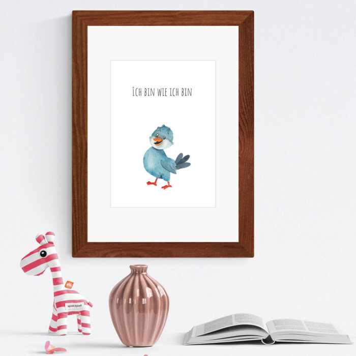 Kunstdruck Vogel