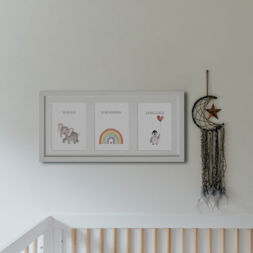 Set 2 Kinderzimmer Affirmationen - Kunstdrucke A5 ach.kreativ