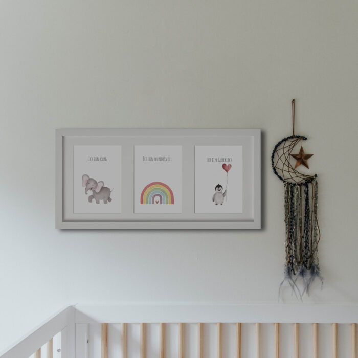 Set 2 Kinderzimmer Affirmationen - Kunstdrucke A5 ach.kreativ