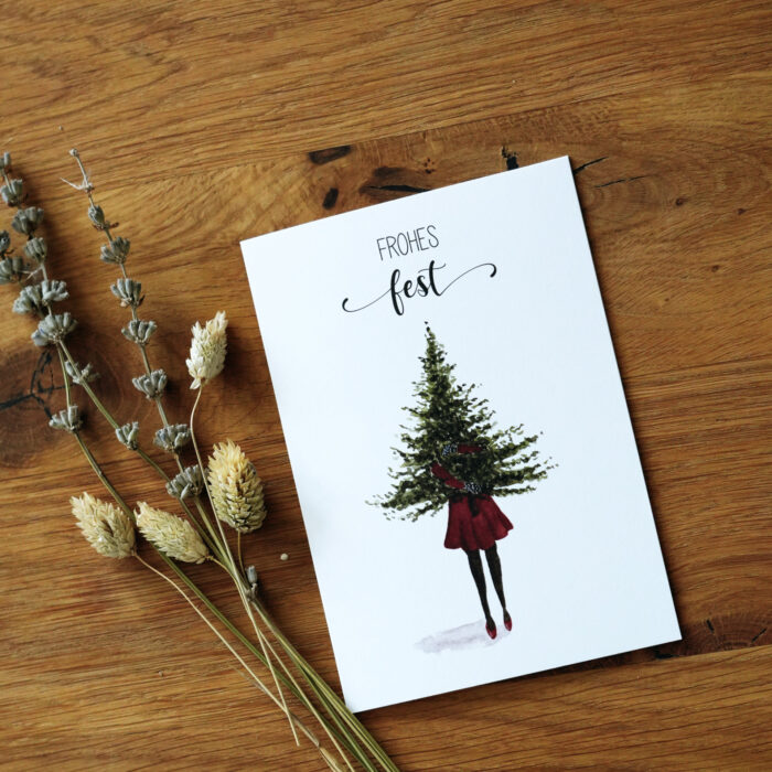 Weihnachtskarten Set 4 "Klappkarten" – Bild 6