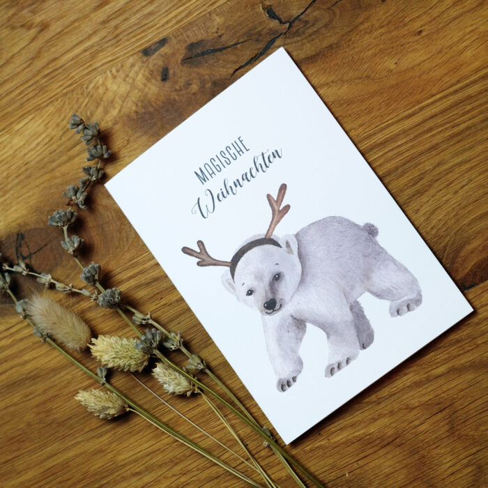 Weihnachtskarten Set 4 "Klappkarten" – Bild 2